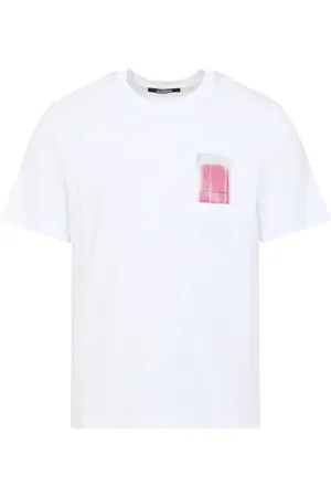 Jacquemus Top, Herre, Hvid, XL, Bomuld, Hvid T-shirt til mænd