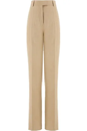 Salvatore Ferragamo Bukser, Dame, Brun, XS, Tyl, Vide Bukser