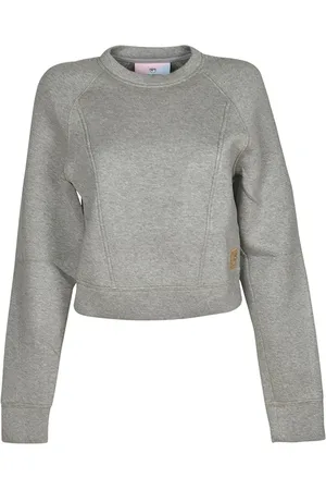 Chiara Ferragni Sweathshirts & Hoodies, Dame, Grå, M, Bomuld, Grå Sweater