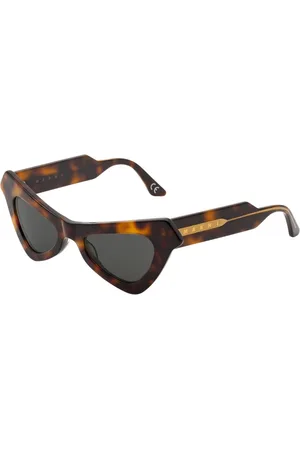 Marni Tilbehør, unisex, Brun, 50 MM, Fairy Pools Solbriller