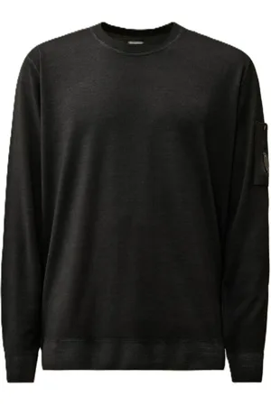 C.P. Company Strik, Herre, Sort, 3XL, Uld, Merinould Sweater
