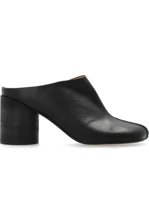 Maison Margiela Sko, Dame, Sort, 38 EU, Læder, Læder Mules med Hæl