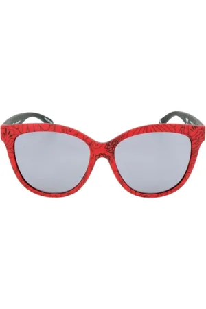 adidas Tilbehør, Herre, Rød, 54 MM, Røde acetat solbriller