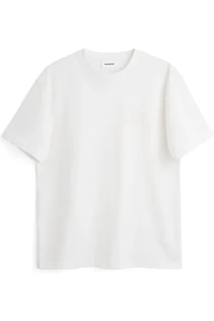 Soulland Top, Herre, Hvid, S/M, Bomuld, Perlede T-shirt