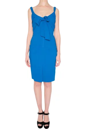 Dsquared2 Kjole, Dame, Blå, M, Spandex, Kort Kjole