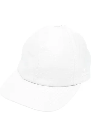 Courrèges Tilbehør, Dame, Hvid, M, Bomuld, Logo-broderet bomuldskasket