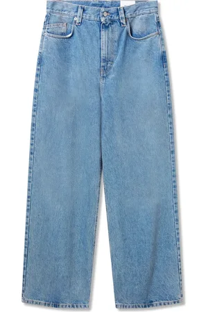 Axel Arigato Jeans, Dame, Blå, W25, Bomuld, Clara Wide-Leg Jeans