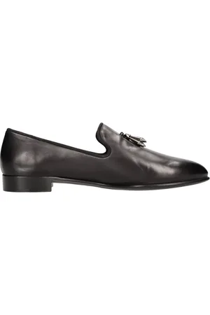 Giuseppe Zanotti Sko, Herre, Sort, 45 EU, Læder, Flade sko Sort