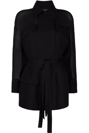 Salvatore Ferragamo Frakke, Dame, Sort, S, Parka Frakke