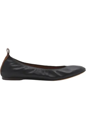 Lanvin Sko, Dame, Sort, 35 EU, Sorte Ballerina Sko