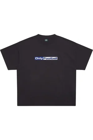 Umbro Top, Herre, Blå, L, Uld, Fodbold Vasket Sort T-Shirt