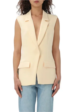Chiara Ferragni Jakke, Dame, , XS, Uld, Stilfuld Gilet for Trendy Look