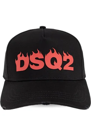 Dsquared2 Tilbehør, Herre, Sort, ONE SIZE, Bomuld, Baseball Cap