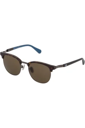 Carolina Herrera Tilbehør, Herre, Grå, 59 MM, Acetat- og metalsolbriller