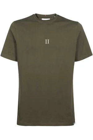 Les Deux Top, Herre, Grøn, XS, Bomuld, Cotton Logo Tee