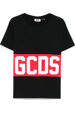 GCDS Top, Herre, Sort, S, Sort TEE