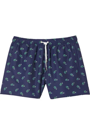 Lacoste Badetøj, Herre, Blå, M, Polyester, Mørkeblå Badeshorts