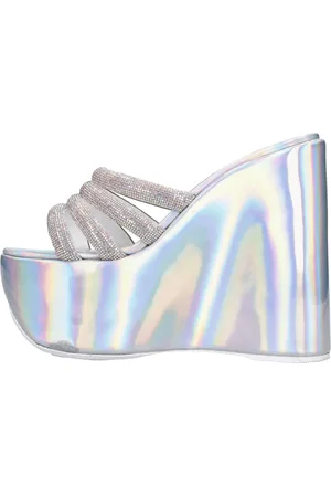 Casadei Sko, Dame, Grå, 37 EU, Læder, Wedges