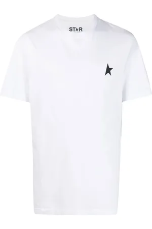 Golden Goose Top, Herre, Hvid, L, Bomuld, Signature One Star T-shirts og Polos