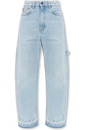 Stella McCartney Jeans, Dame, Blå, W25, Bomuld, Loose-fitting Jeans