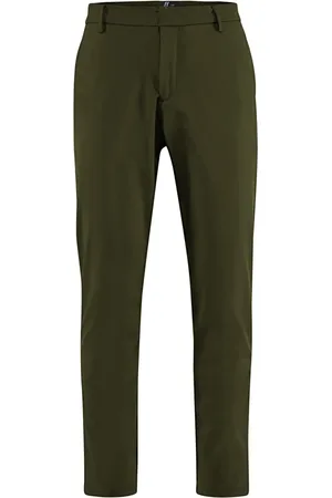 Bomboogie Bukser, Herre, Grøn, W28, Nylon, Stretch Technical Nylon Chino Bukser