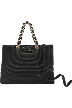 ERMANNO SCERVINO Taske, Dame, Sort, ONE SIZE, Læder, Rives Tote Bag