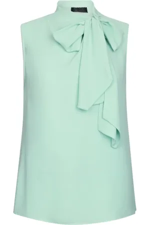Liu Jo Top, Dame, Grøn, M, Elegant grøn top med blonde detaljer