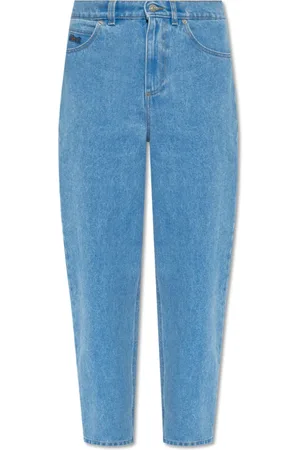 Marni Jeans, Dame, Blå, S, Bomuld, Loose Fit Jeans