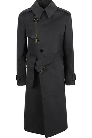 Burberry Frakke, Dame, Sort, 2XS, Bomuld, Trenchcoat
