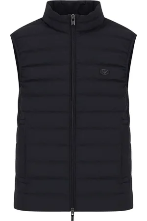 Emporio Armani Jakke, Herre, Sort, M, Polyester, Quilted Vest