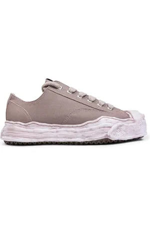 MIHARA YASUHIRO Sko, Herre, Grå, 41 EU, Canvas Low-Top Sneaker i Grå
