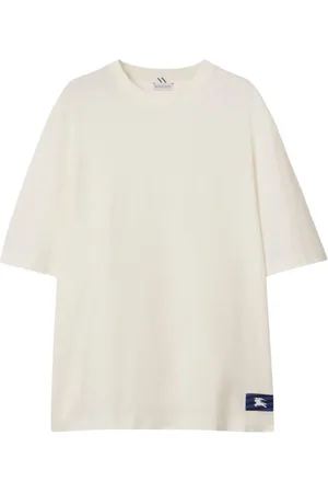 Burberry Top, Herre, , S, Bomuld, Equestrian Knight Logo T-Shirt
