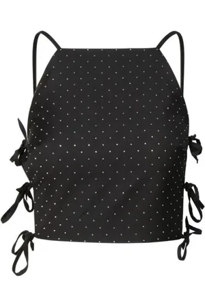 Chiara Ferragni Top, Dame, Sort, 2XS, Tyl, Sleeveless Top