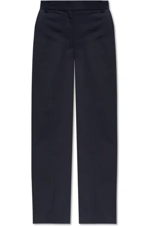 A.P.C. Bukser, Dame, Blå, 2XS, Bomuld, Creased Bukser