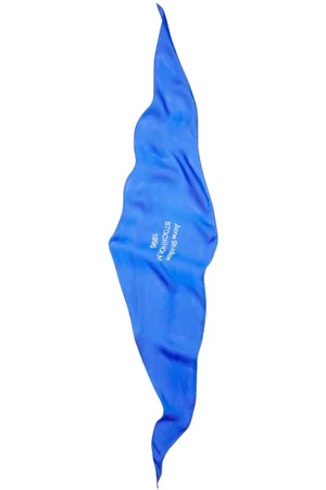 Acne Studios Tilbehør, Dame, Blå, ONE SIZE, Silketørklæde i blå