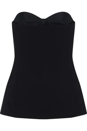 Khaite Top, Dame, Sort, XS, Polyester, Sort Topslidstøj til Kvinder