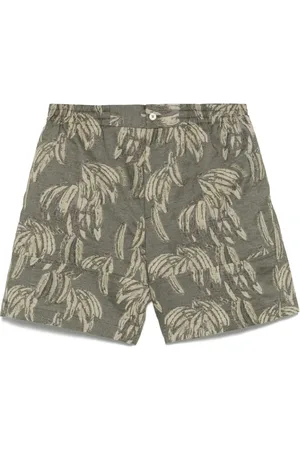 Jacquemus Shorts, Herre, Grøn, L, Salviegrøn Elastisk Talje Shorts