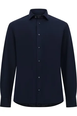 Boggi Milano Skjorte, Herre, Blå, M, Bomuld, S.Café® Regular High-Performance Piqué Polo Shirt