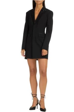 Dsquared2 Kjole, Dame, Sort, XS, Enkel Mini Kjole med Lommer