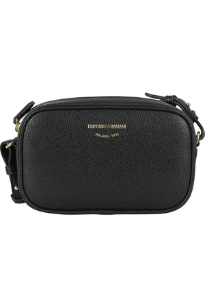 Emporio Armani Taske, Dame, Sort, ONE SIZE, Uld, Sort og Sølv Mini Taske