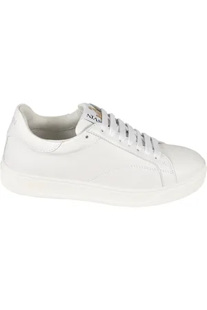 Lanvin Sko, Dame, Hvid, 36 EU, Uld, Stilfulde Casual Sneakers