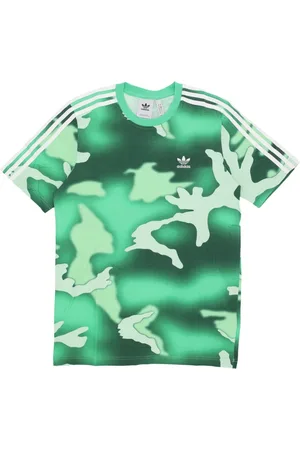 adidas Top, Herre, Grøn, XS, Bomuld, Graphics Camo All Over Print Tee