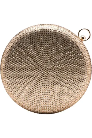 Silvian Heach Taske, Dame, Gul, ONE SIZE, Uld, Rund Metalkobling med Rhinestone