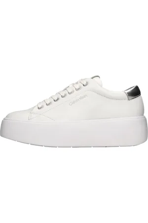 Calvin Klein Sko, Dame, Hvid, 37 EU, Læder, Sneakers Hvid