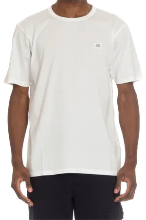 C.P. Company Top, Herre, Hvid, L, Bomuld, Cotton T-Shirt
