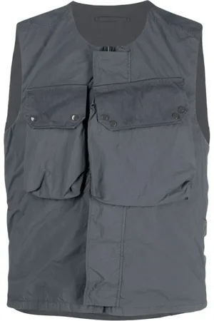Ten Cate Jakke, Herre, Grå, S, Bomuld, Flap-Pocket Gilet