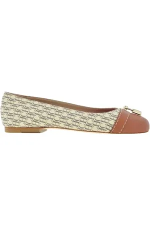 Carolina Herrera Sko, Dame, , 35 EU, Uld, Traveller Caracas Canvas Ballerinaer