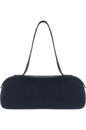 Khaite Taske, Dame, Blå, ONE SIZE, Uld, Skind Skuldertaske Navy
