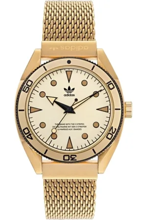 adidas Tilbehør, Herre, Gul, ONE SIZE, Uld, Quartz Guld Urskive Unisex Ur