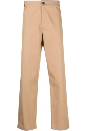 Maison Kitsuné Bukser, Herre, Brun, 3XS, Bomuld, Cotton Chino Bukser